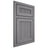 Shiloh Cabinetry Beaded Inset Reeded Malibu White Oak Quarter Sawn Sterling Door