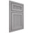 Shiloh Cabinetry Beaded Inset Reeded Malibu White Oak Quarter Sawn Stratus Door