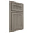 Shiloh Cabinetry Beaded Inset Reeded Malibu White Oak Quarter Sawn Thyme Door