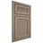 Shiloh Cabinetry Beaded Inset Reeded Malibu White Oak Rift Cut Almond Door