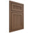 Shiloh Cabinetry Beaded Inset Reeded Malibu White Oak Rift Cut Autumn Door