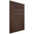 Shiloh Cabinetry Beaded Inset Reeded Malibu White Oak Rift Cut Braun Door