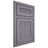 Shiloh Cabinetry Beaded Inset Reeded Malibu White Oak Rift Cut Cadet Door