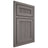 Shiloh Cabinetry Beaded Inset Reeded Malibu White Oak Rift Cut Flagstone Door