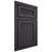 Shiloh Cabinetry Beaded Inset Reeded Malibu White Oak Rift Cut Harbor Door