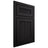Shiloh Cabinetry Beaded Inset Reeded Malibu White Oak Rift Cut Ink Door
