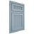 Shiloh Cabinetry Beaded Inset Reeded Malibu White Oak Rift Cut Sky Door