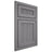 Shiloh Cabinetry Beaded Inset Reeded Malibu White Oak Rift Cut Sterling Door