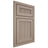 Shiloh Cabinetry Beaded Inset Reeded Malibu White Oak Rift Cut Whitewash Door