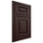 Shiloh Cabinetry Beaded Inset Richmond Alder Plain Cut Bistre Door