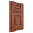 Shiloh Cabinetry Beaded Inset Richmond Alder Plain Cut Sierra Door