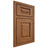 Shiloh Cabinetry Beaded Inset Richmond Cherry Plain Cut Coffee Door