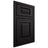Shiloh Cabinetry Beaded Inset Richmond Cherry Plain Cut Espresso Door