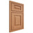 Shiloh Cabinetry Beaded Inset Richmond Cherry Plain Cut Natural Door
