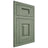 Shiloh Cabinetry Beaded Inset Richmond Hickory Plain Cut Moss Door