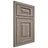 Shiloh Cabinetry Beaded Inset Richmond Hickory Plain Cut Sterling Door