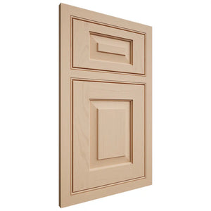 Shiloh Cabinetry Beaded Inset Richmond Maple Plain Cut Natural Door