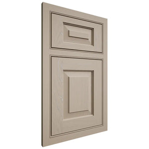 Shiloh Cabinetry Beaded Inset Richmond Maple Plain Cut Pebble Door