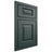 Shiloh Cabinetry Beaded Inset Richmond Paintable Billiard Green Door