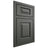 Shiloh Cabinetry Beaded Inset Richmond Paintable Pewter Green Door