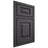 Shiloh Cabinetry Beaded Inset Richmond Poplar Plain Cut Cadet Door