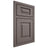 Shiloh Cabinetry Beaded Inset Richmond Poplar Plain Cut Heatherstone Door