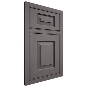 Shiloh Cabinetry Beaded Inset Richmond Walnut Plain Cut Cadet Door