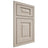 Shiloh Cabinetry Beaded Inset Richmond Walnut Plain Cut Seagull Door