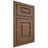 Shiloh Cabinetry Beaded Inset Richmond White Oak Plain Cut Autumn Door