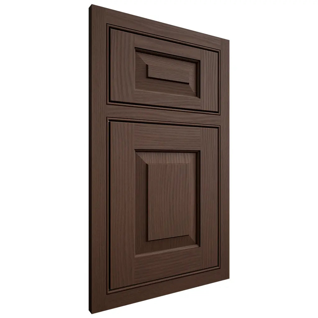 Shiloh Cabinetry Beaded Inset Richmond White Oak Plain Cut Braun Door