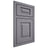 Shiloh Cabinetry Beaded Inset Richmond White Oak Plain Cut Cadet Door
