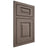 Shiloh Cabinetry Beaded Inset Richmond White Oak Plain Cut Clay Door