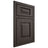 Shiloh Cabinetry Beaded Inset Richmond White Oak Plain Cut Creekside Door