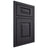 Shiloh Cabinetry Beaded Inset Richmond White Oak Plain Cut Harbor Door