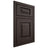 Shiloh Cabinetry Beaded Inset Richmond White Oak Plain Cut Morel Door