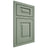 Shiloh Cabinetry Beaded Inset Richmond White Oak Plain Cut Moss Door