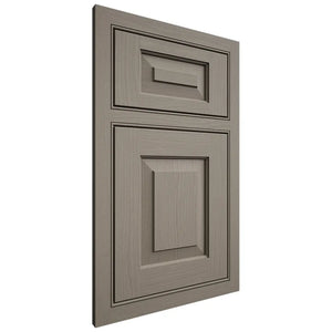 Shiloh Cabinetry Beaded Inset Richmond White Oak Plain Cut Thyme Door