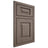 Shiloh Cabinetry Beaded Inset Richmond White Oak Quarter Sawn Clay Door