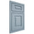 Shiloh Cabinetry Beaded Inset Richmond White Oak Quarter Sawn Sky Door