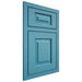 Shiloh Cabinetry Beaded Inset Richmond White Oak Rift Cut Aqua Door