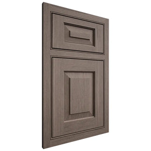 Shiloh Cabinetry Beaded Inset Richmond White Oak Rift Cut Clay Door