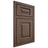 Shiloh Cabinetry Beaded Inset Richmond White Oak Rift Cut Mineral Door