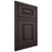 Shiloh Cabinetry Beaded Inset Richmond White Oak Rift Cut Morel Door
