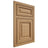 Shiloh Cabinetry Beaded Inset Savannah Alder Plain Cut Natural Door
