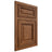 Shiloh Cabinetry Beaded Inset Savannah Cherry Plain Cut Carob Door