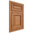 Shiloh Cabinetry Beaded Inset Savannah Cherry Plain Cut Medium Door