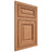 Shiloh Cabinetry Beaded Inset Savannah Cherry Plain Cut Natural Door