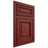 Shiloh Cabinetry Beaded Inset Savannah Cherry Plain Cut Red Door
