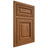 Shiloh Cabinetry Beaded Inset Savannah Hickory Plain Cut Chestnut Door