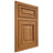 Shiloh Cabinetry Beaded Inset Savannah Hickory Plain Cut Medium Door